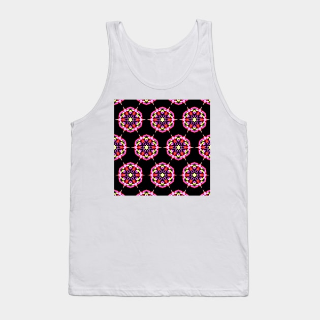 Festive Flower Pattern Tank Top by DANAROPER